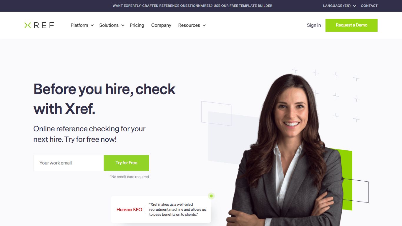 XREF | Most trusted online reference checking platform